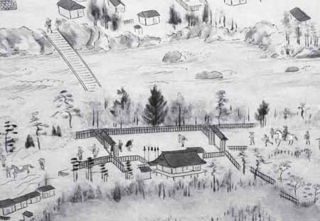 福島市街絵図 個人所蔵 木曽福島郷土館寄託
