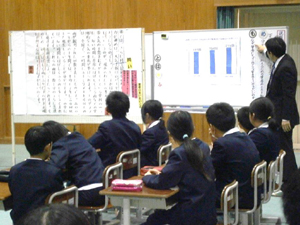 小学校での授業の様子