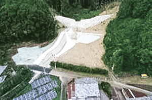 土砂災害防止施設の整備(紀北町オカ谷)