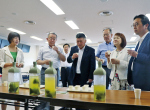 伊勢茶の「深蒸し煎茶」と「かぶせ茶」を試飲