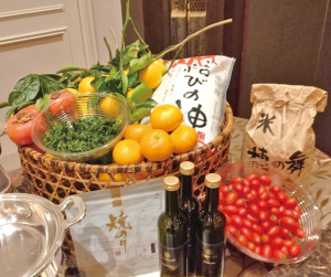 県産農林水産物を活用して、地産地消を推進！