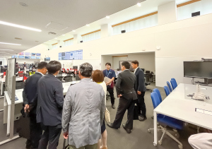 熊本県防災センターを調査（熊本県）