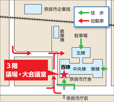 議会報告会地図