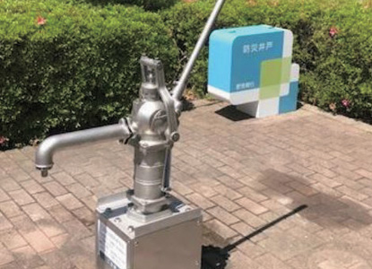 防災井戸（肥後銀行より提供）