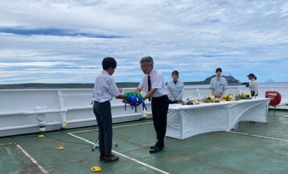 硫黄島洋上慰霊祭報告
