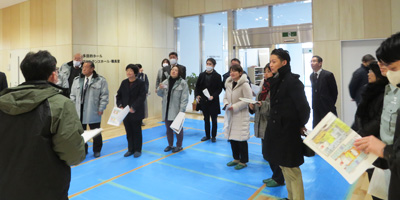 交野市立交野みらい学園の議員見学会