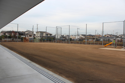 交野みらい学園のサブグラウンド