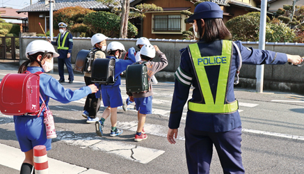 横断歩道の様子