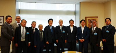 東京都行政部・東京都議会表敬