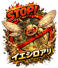 STOP!イエシロアリ